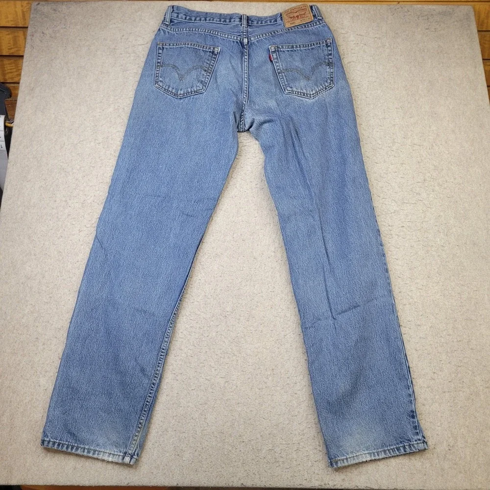 Levi's 550 Jeans Mens 36x34‎ (Tag 36x36) Blue Denim Relaxed Straight Vintage Y2K